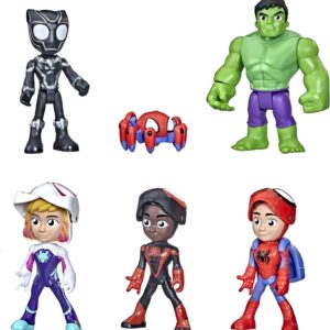Pack de 6 Figurines Articulées Spidey et ses Amis 10cm