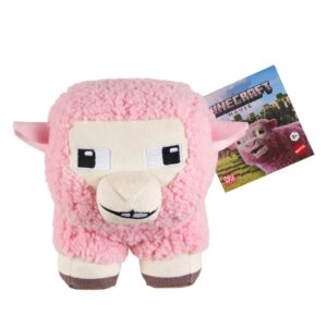 Peluche Mouton Rose Minecraft Le Film 20 cm