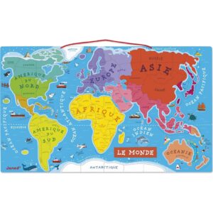 Puzzle Magnétique du Monde Janod