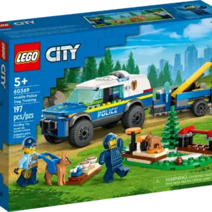 LEGO City 60369 Kit Dressage Chiens Policiers