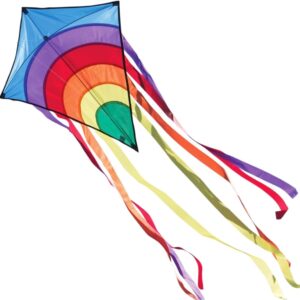 CIM Cerf-Volant Monofil Rainbow Eddy Blue pour Enfants 3 Ans+