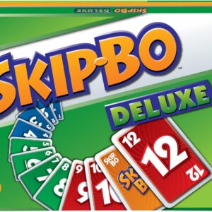 Jeu de Cartes Skip-Bo Deluxe Mattel en Boîte Métal