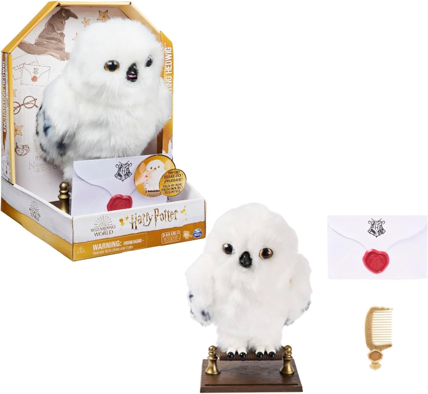 Peluche Interactive Hedwige Enchantée - Harry Potter