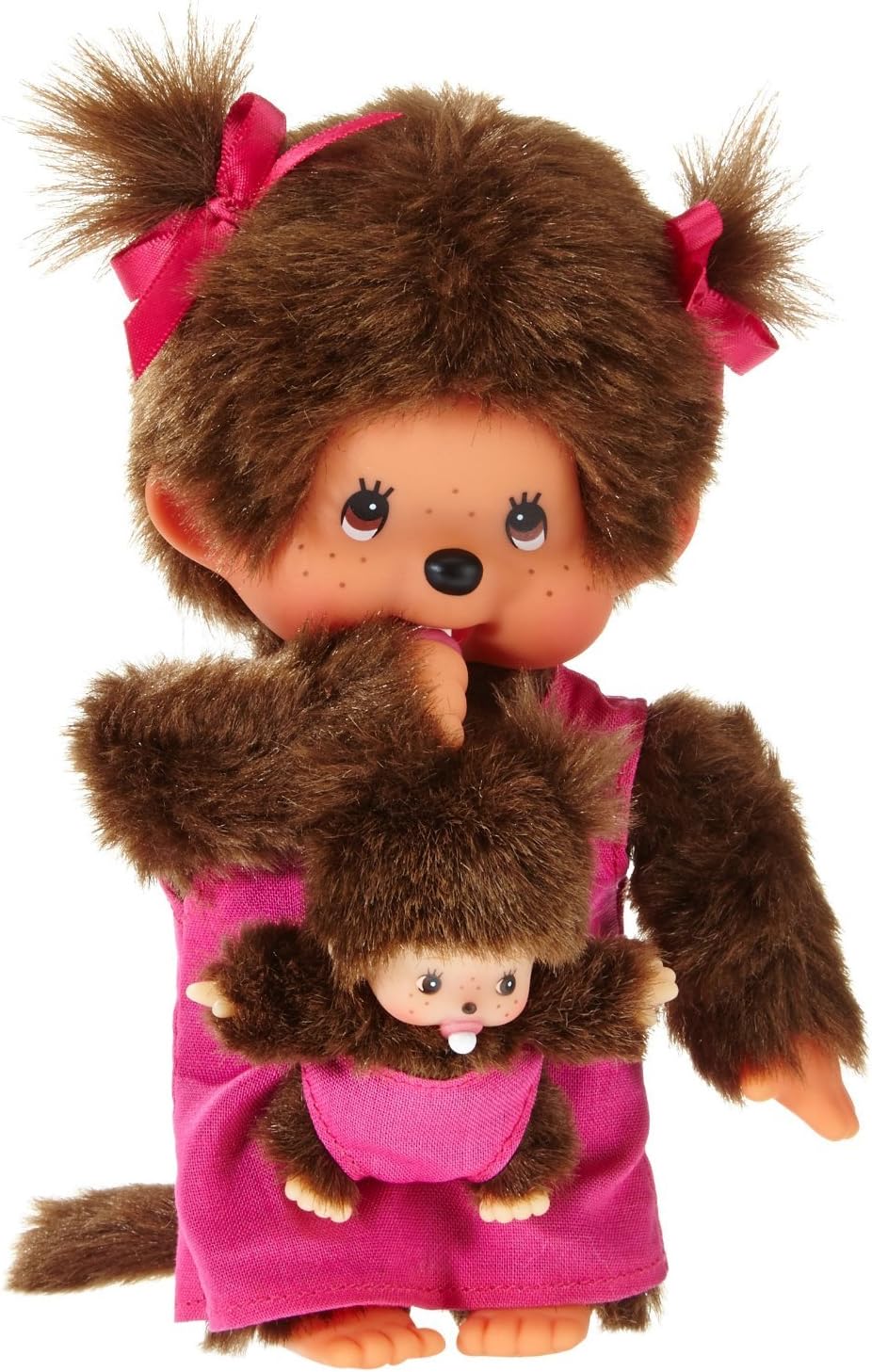 Peluche Monchhichi Maman & Bébé - Duo Tendresse