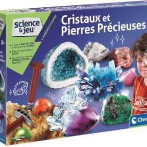 Kit d'Expérience Cristaux et Pierres Précieuses Clementoni