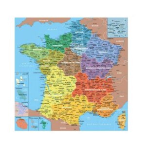 Puzzle Michèle Wilson Carte de France 100 Pièces
