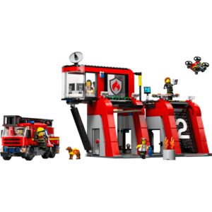 LEGO City La Caserne et le Camion de Pompiers