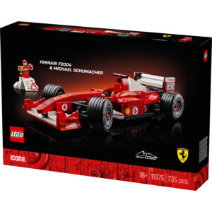 LEGO Icons Ferrari F2004 et Michael Schumacher