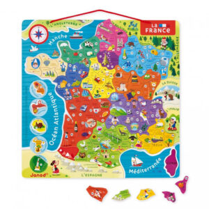Puzzle Magnétique 100 Pièces France Janod
