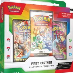 Coffret Collection Illustration Premiers Partenaires Pokémon