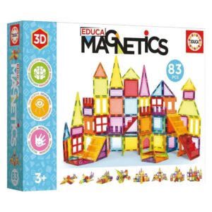 Jeu de Construction Magnétique Educa 83 Pièces