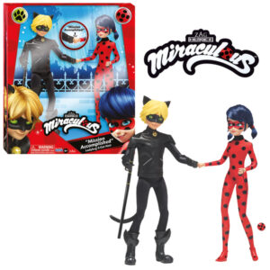 Pack de 2 Poupées Miraculous Ladybug - Figurines Articulées