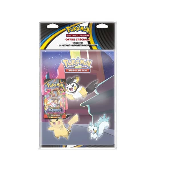 Portfolio + Booster Pokémon ME02 - Ensemble de Cartes Pokémon