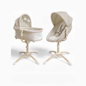 Berceau Multifonction Bebe2Luxe LOUNA 4 en 1, Beige
