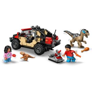 LEGO Jurassic World - Vélociraptor & Évasion en 4x4