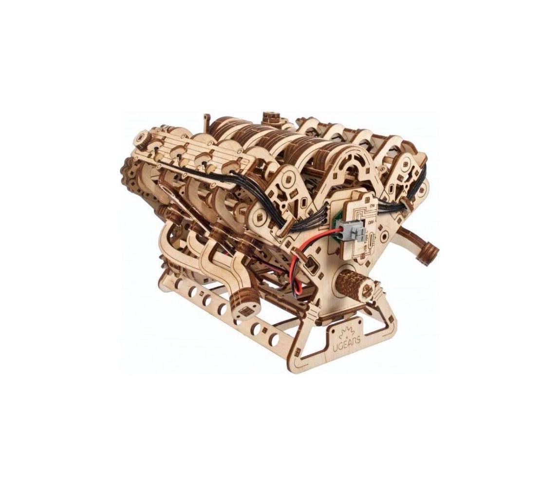 UGears Puzzle 3D Moteur V8 en Bois
