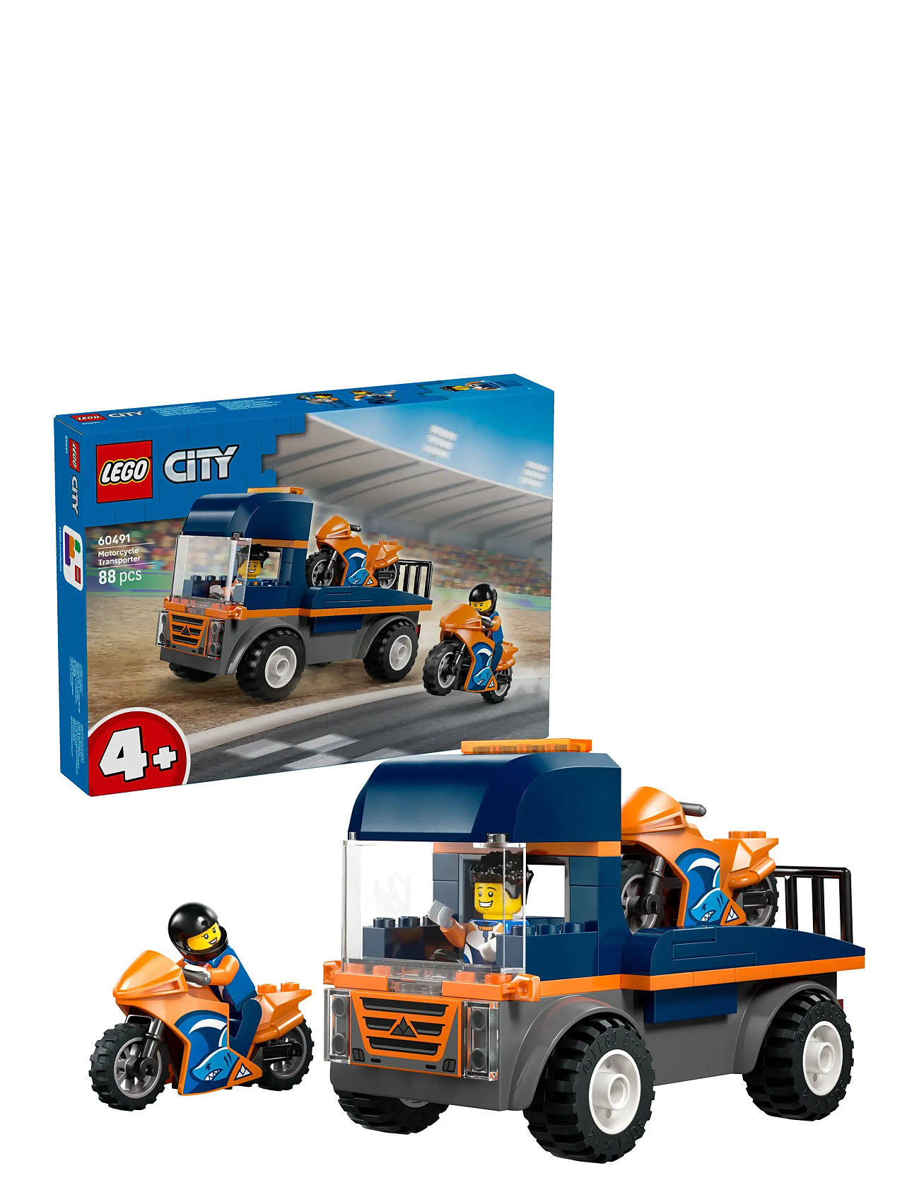 Transporteur de motos LEGO City: Ensemble de véhicules tout-terrain