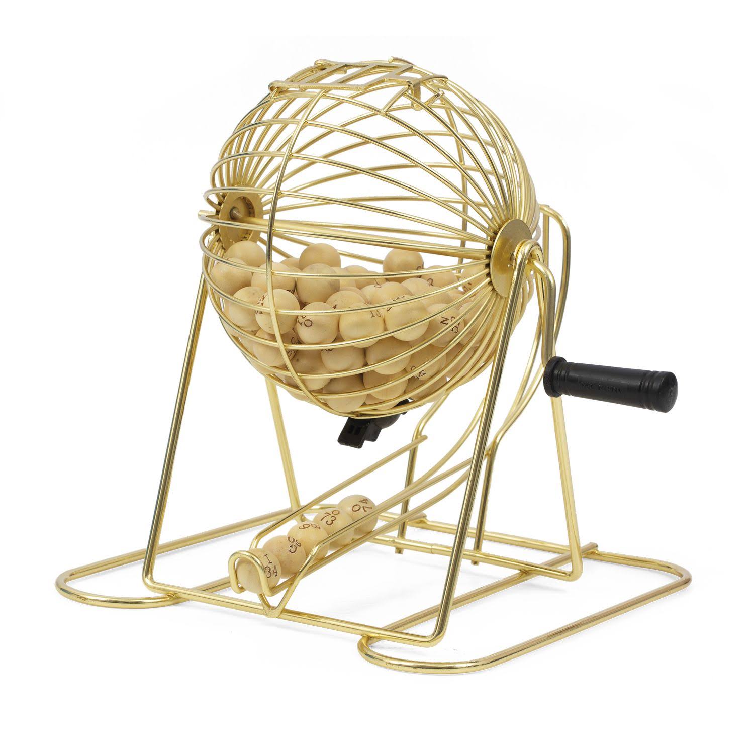 Jeu de Bingo Deluxe en Bois avec Boulier en Métal