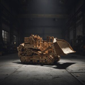 Maquette Mécanique en Bois 3D pour Adultes - Titan de Terrain Nouveau