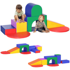Ensemble de 7 Blocs de Construction en Mousse XXL par Homcom