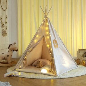 Tente Enfant Babykare avec Tapis et Guirlandes