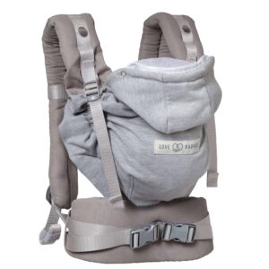 Porte-Bébé Love Radius HoodieCarrier Gris Athlétique